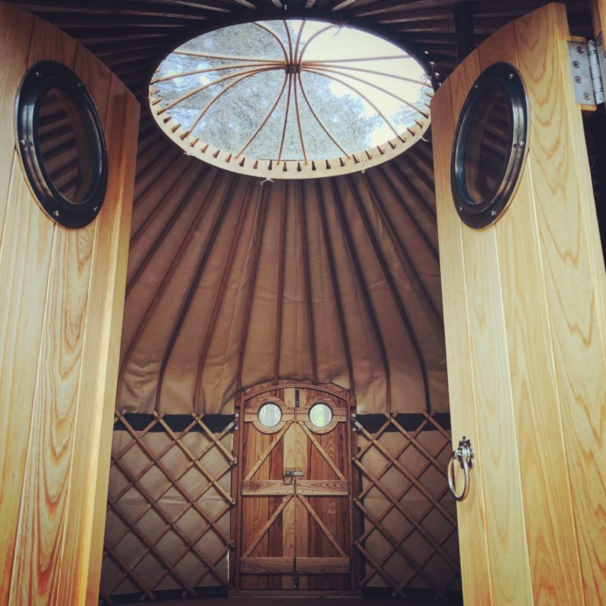 The Interior of a Yurt