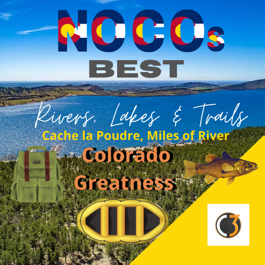 Cache la Poudre is a Popular River and Excellent Place for Camping, Fishing and Housing