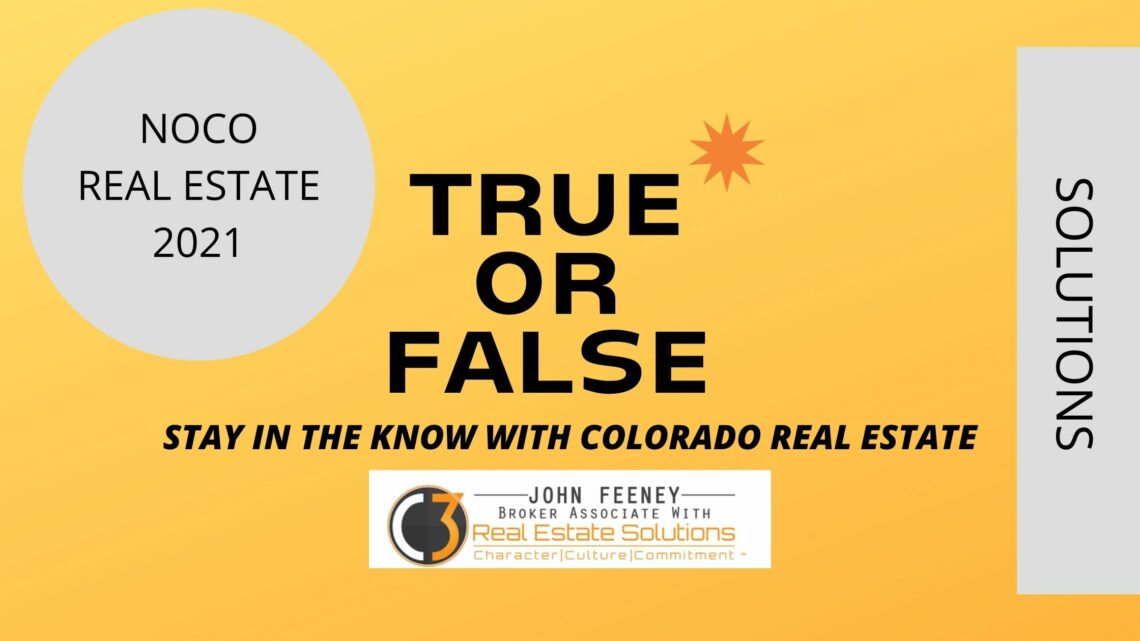 True or False Questions and Answers for Real Estate 2021 